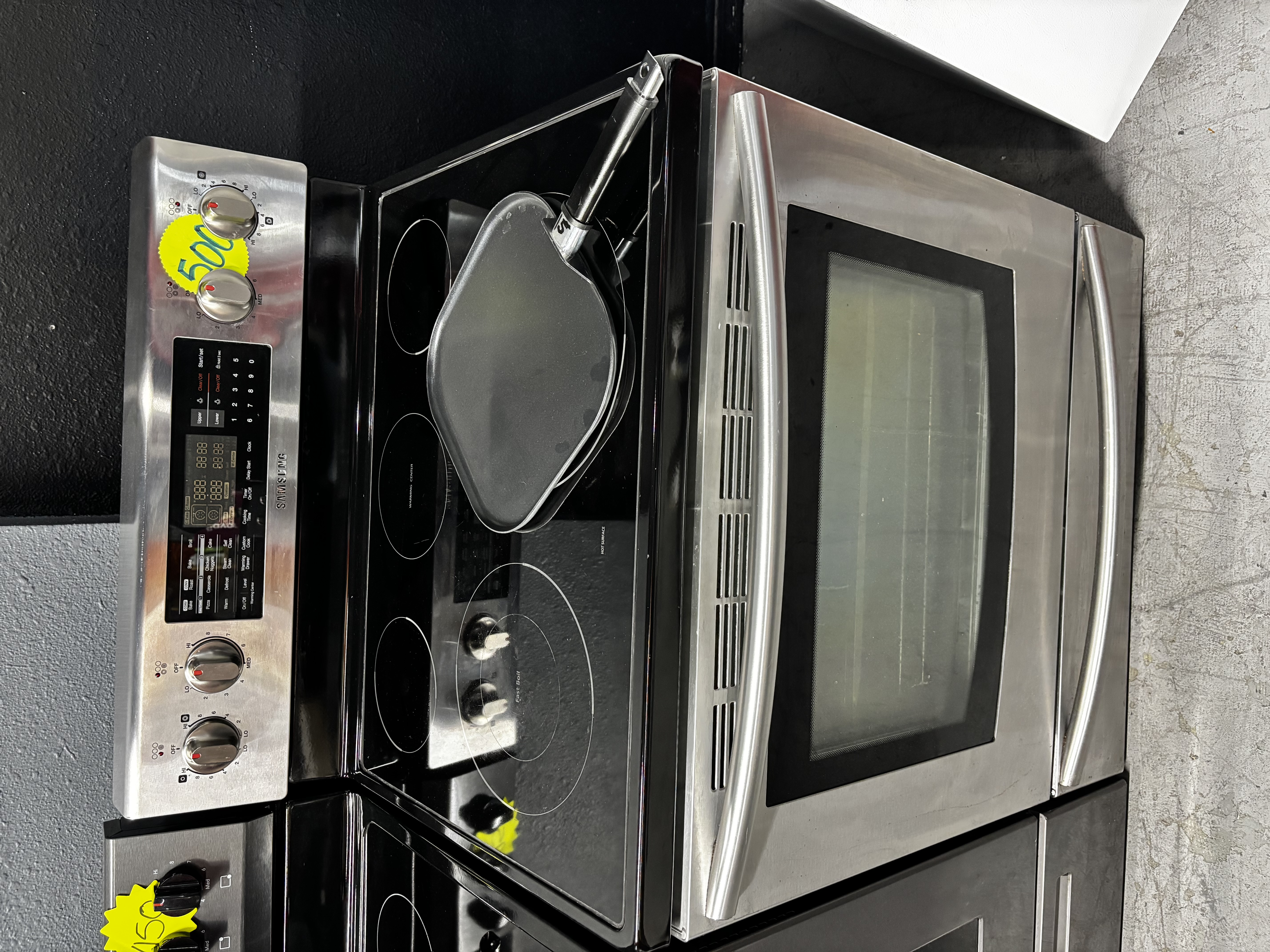 Stainless Glass-Top Range