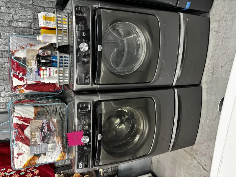 Dark Gray Washer & Dryer Set