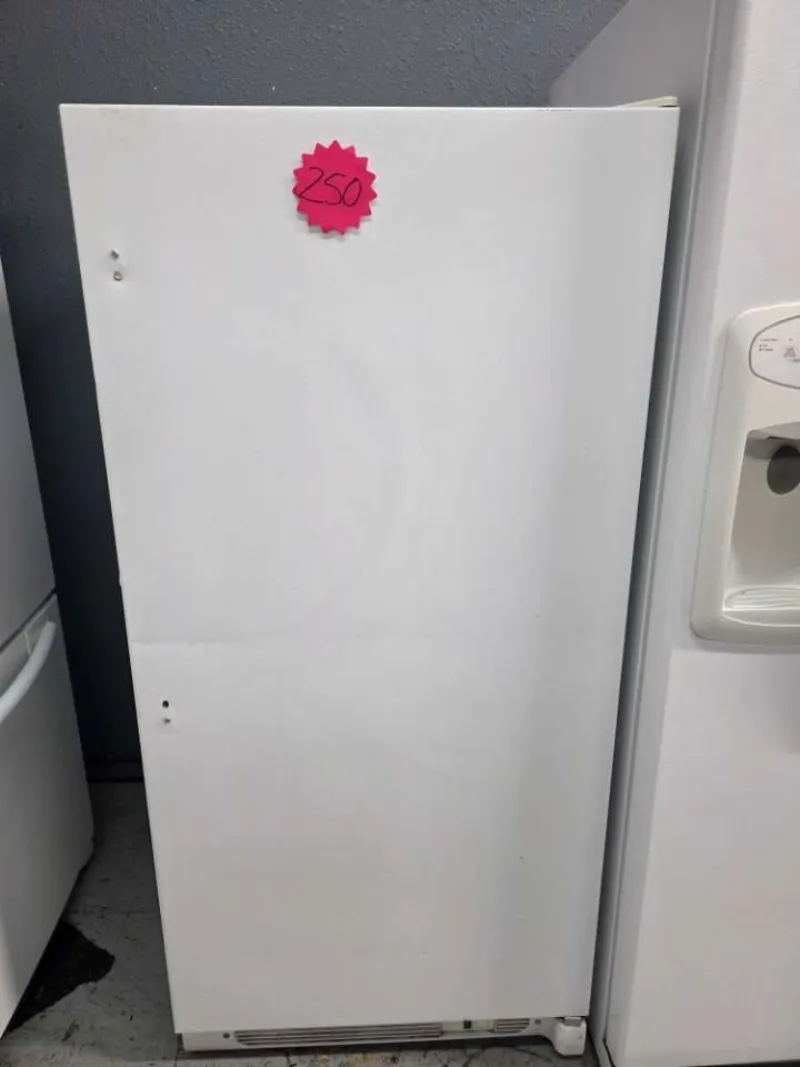 White Single-Door Refrigerator